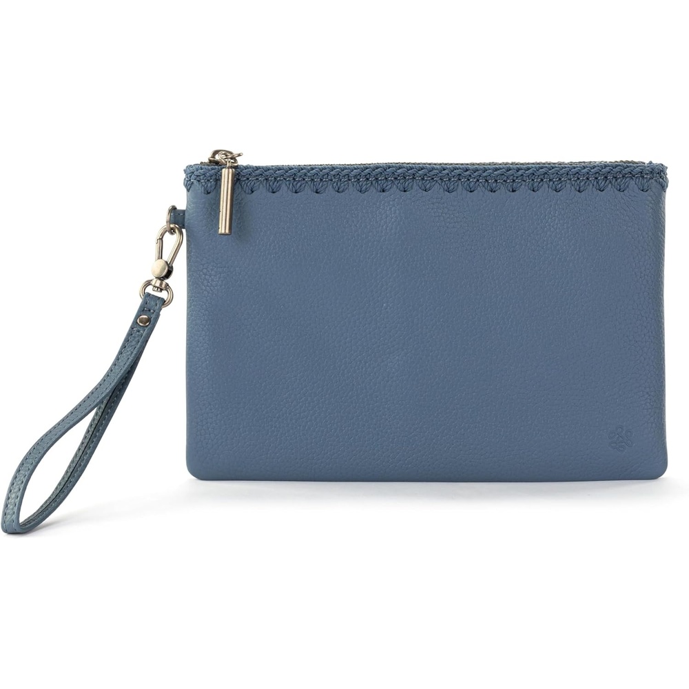 image:imageThe Sak Vita Small Crochet Wristlet PurseMaritime Leather