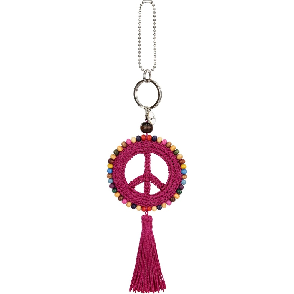 image:imageThe Sak Back to Bali Peace Dangle Decorative Keychain Pinkberry