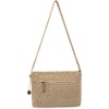 The Sak Marlow Flap Shoulder Bag – Hand‑Crocheted Women’s Purse Made from Recycled Materials – Soft, Durable Shoulder Strap(Bamboo Static)