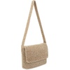 The Sak Marlow Flap Shoulder Bag – Hand‑Crocheted Women’s Purse Made from Recycled Materials – Soft, Durable Shoulder Strap(Bamboo Static)