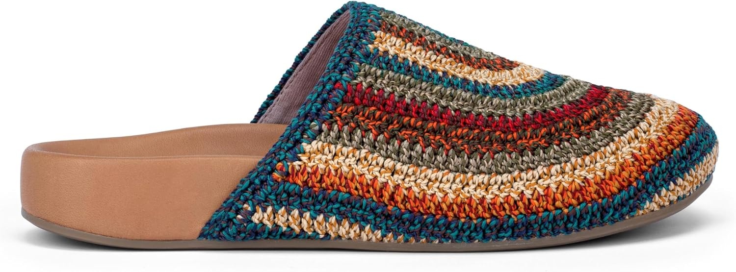 image:imageThe Sak Bolinas Clog Womens Slip On Mule Shoes Cushioned ComfortWoodland Stripe