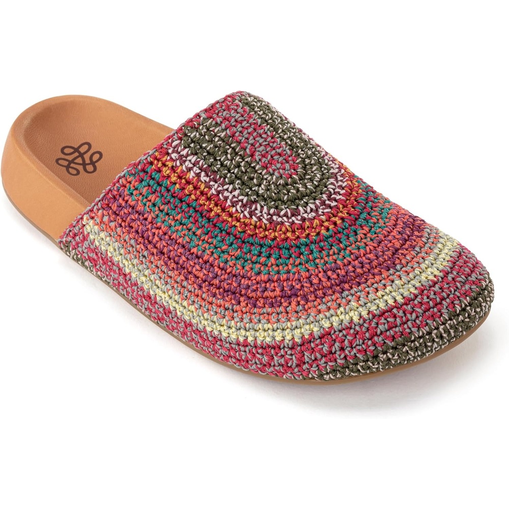 image:imageThe Sak Bolinas Clog Womens Slip On Mule Shoes Cushioned ComfortSunset Stripe